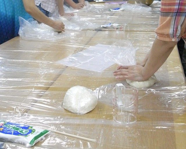 捏ねる